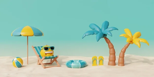 3d-summer-tropical-sand-beach-sunny-day-with-beach-chair-umbrella-coconut-tree-summer-elements-3d-rendering_265427-3111